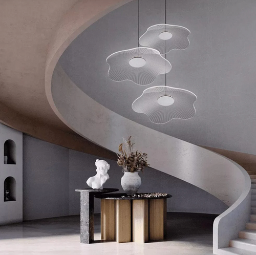 AMEBA CLEAR PERSPEX LED PENDANT | 2 SIZES