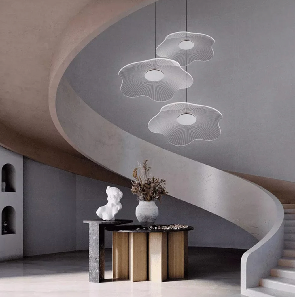 AMEBA CLEAR PERSPEX LED PENDANT | 2 SIZES
