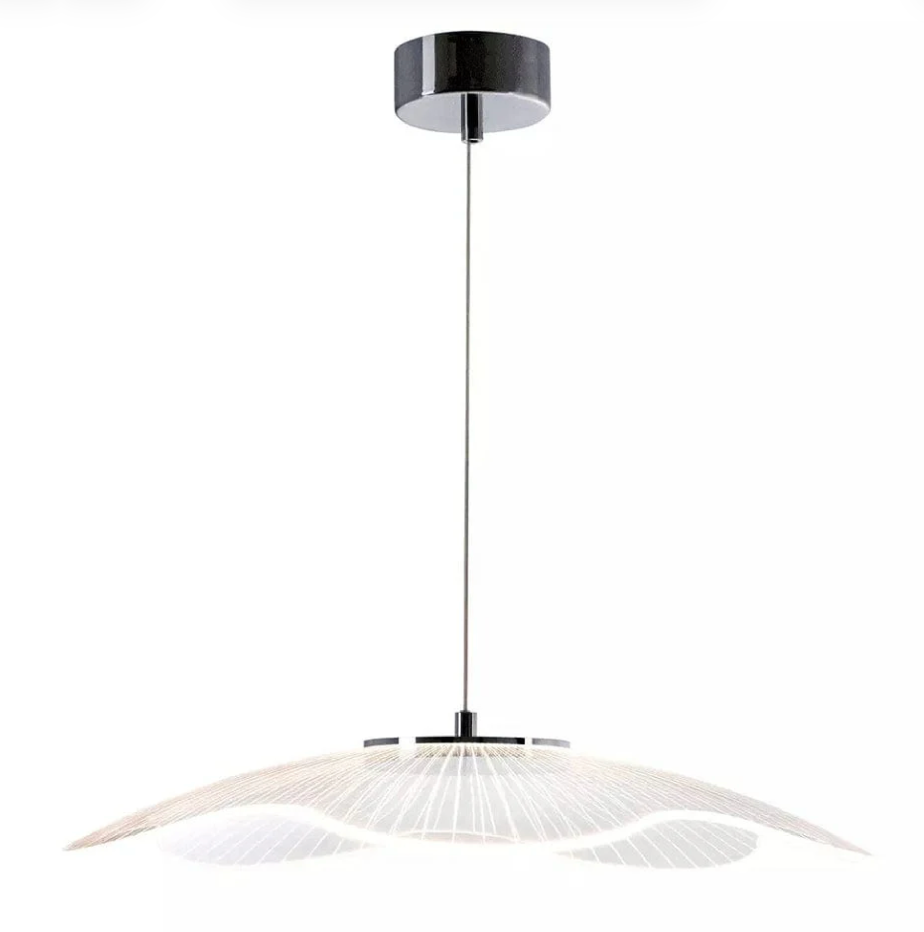AMEBA CLEAR PERSPEX LED PENDANT | 2 SIZES