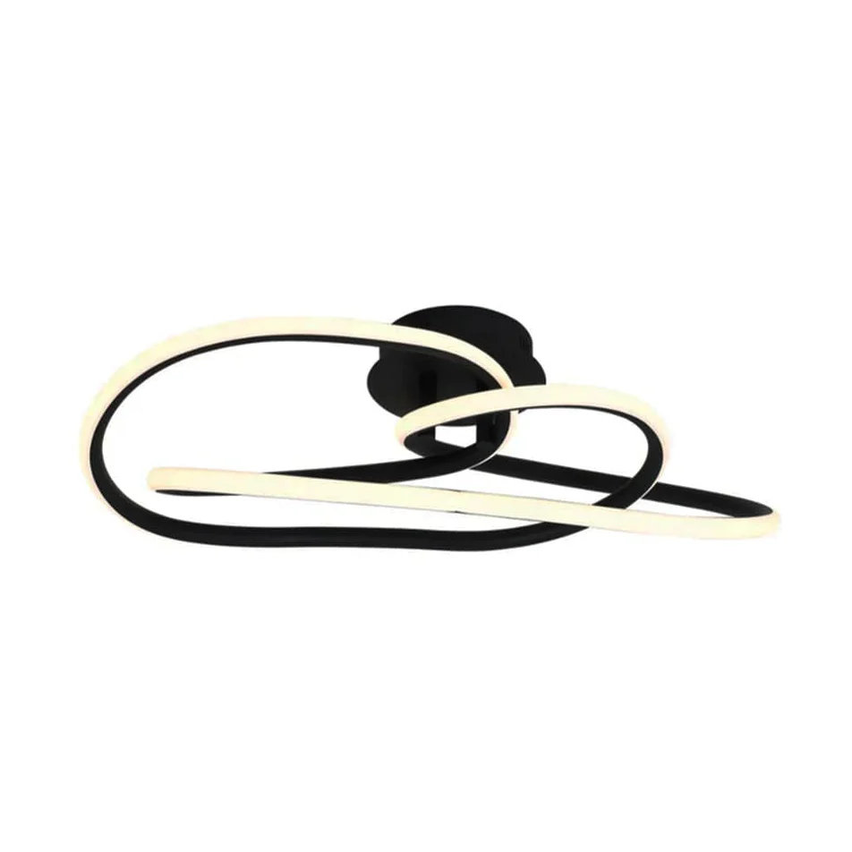 VORTEX LED CEILING LIGHT IN BLACK