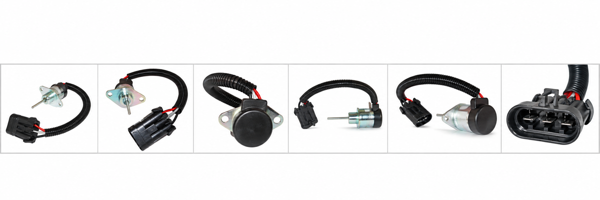 12V Caterpillar Engine Shutdown Solenoid – 3 Pin