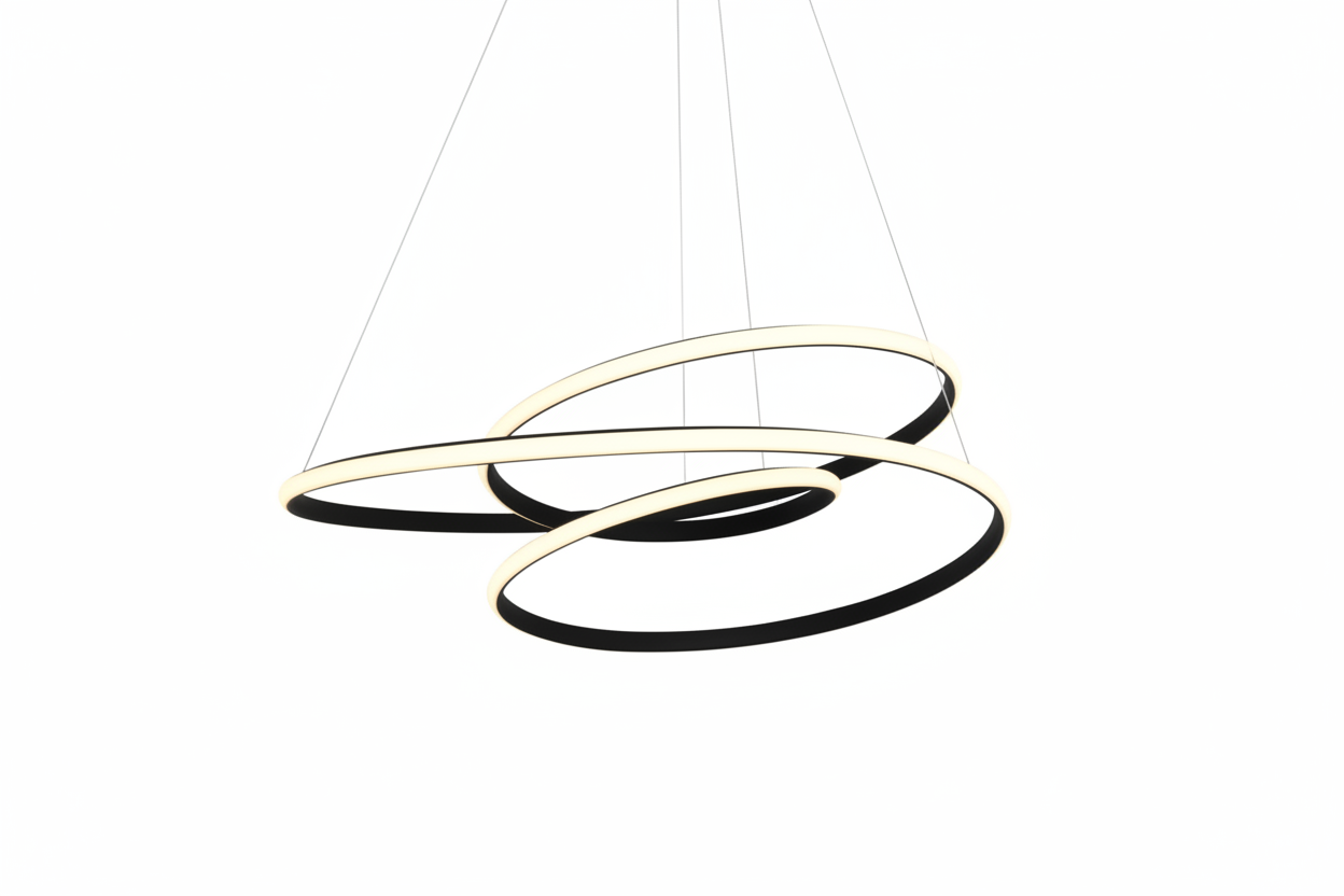 ORBIT LED PENDANT IN BLACK