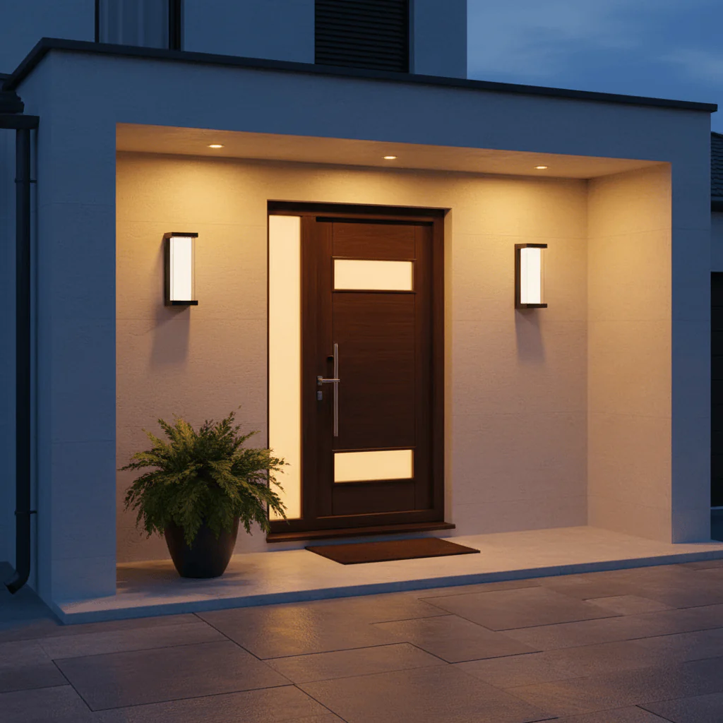 BRIGHTBLOCK LED OUTDOOR WALL LIGHT - BLACK