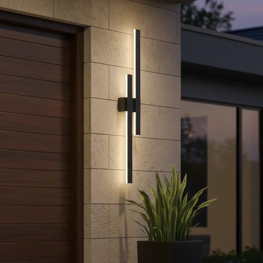 STOIC LED OUTDOOR WALL LIGHT - BLACK