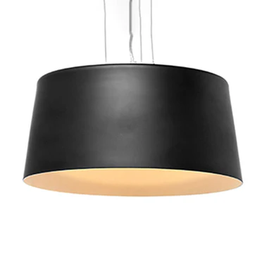 CAMP PENDANT LIGHT – IN CHROME OPAL & BLACK FINISH
