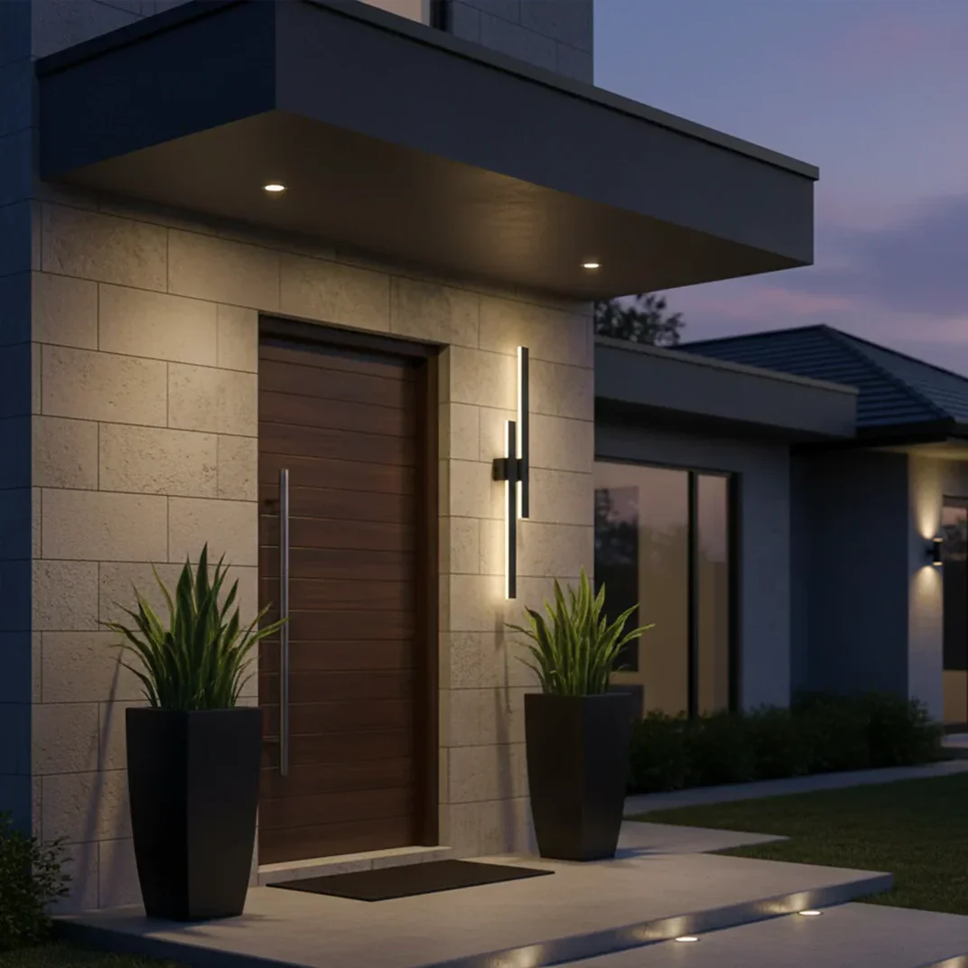 STOIC LED OUTDOOR WALL LIGHT - BLACK
